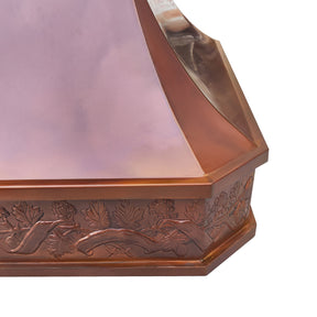 Fobest Copper Range Hood with Fire Copper Finish FCP-195