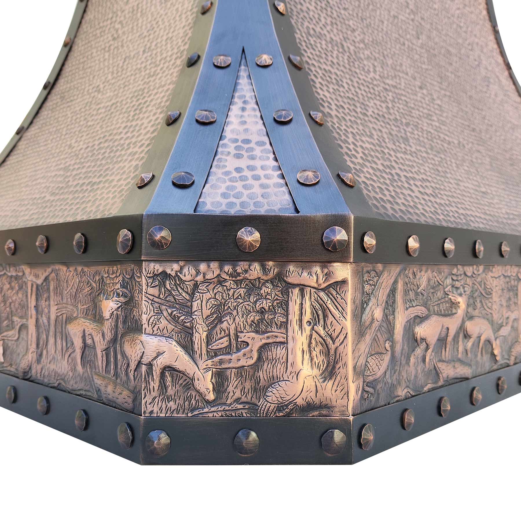 Fobest Copper Range Hood with Deer Pattern FCP-193