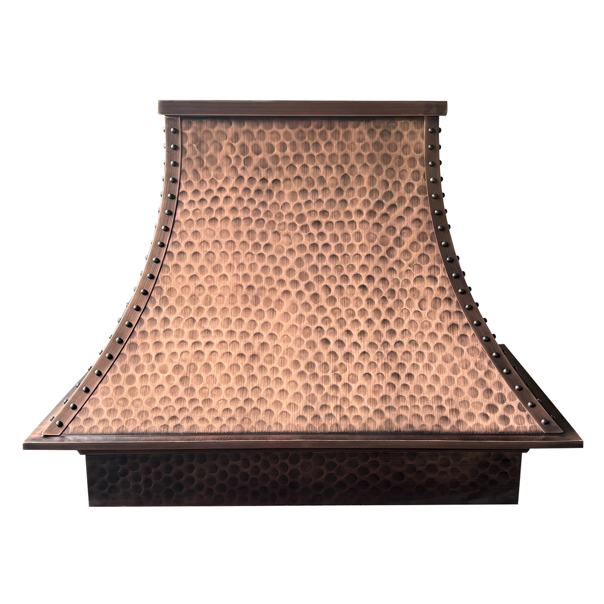 Fobest Farmhouse Copper Range Hood with Light Hammered Texture FCP-199