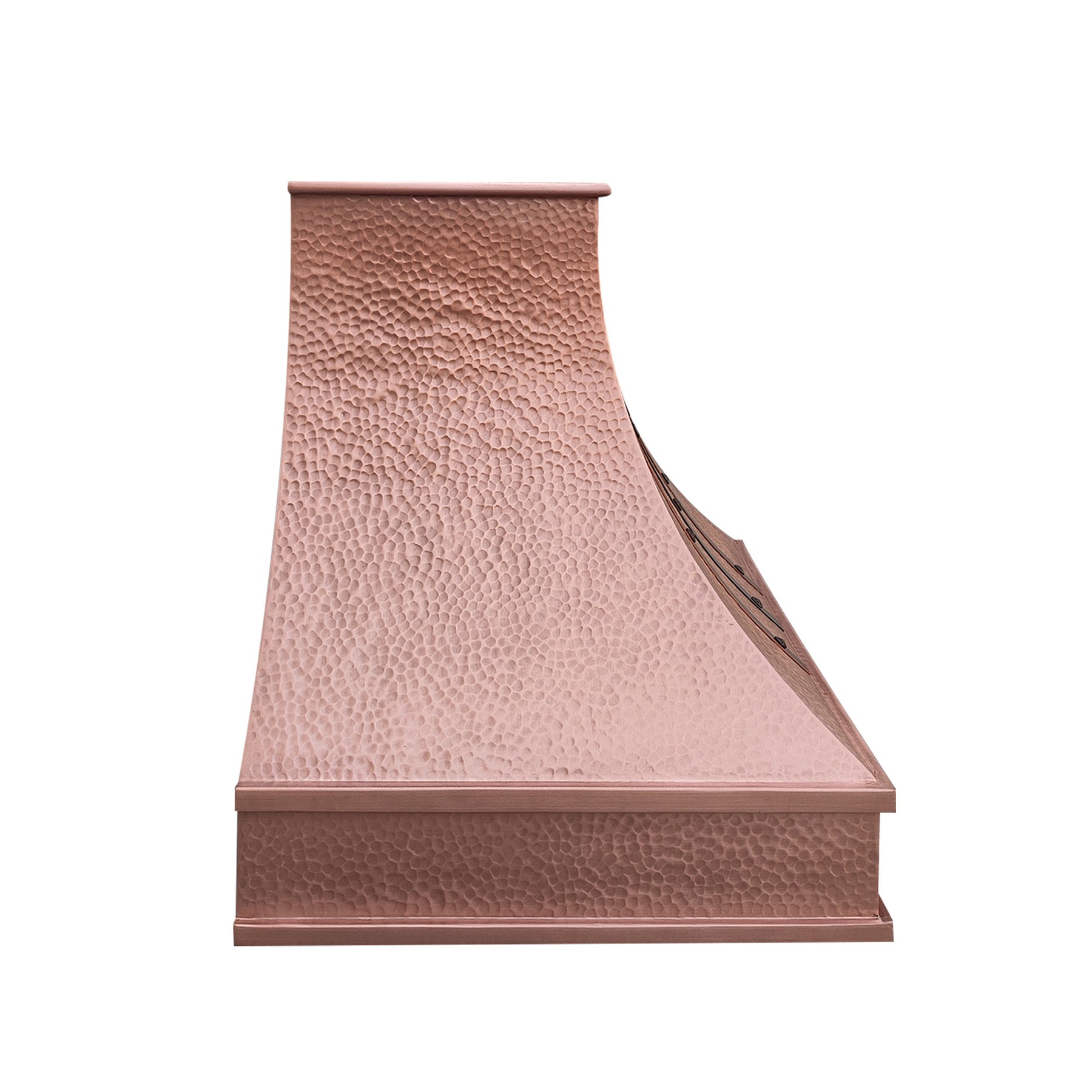 Fobest Natural Copper Range Hood with Hammered Texture FCP-223