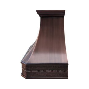 Fobest Copper Range Hood with Rustic Apron FCP-211