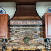 Fobest Copper Range Hood with Deer Pattern FCP-193