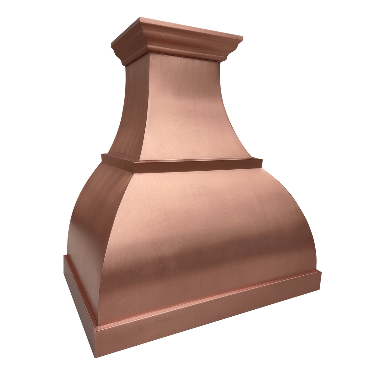 Fobest Custom Copper Range Hood with Natural Copper Finish FCP-203