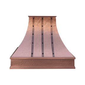 Fobest Natural Copper Range Hood with Hammered Texture FCP-223