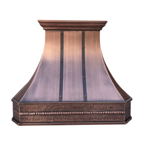 Fobest Copper Range Hood with Rustic Apron FCP-211