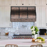 Fobest Copper Range Hood with Classic Pattern FCP-191