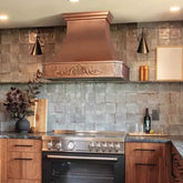 Fobest Farmhouse Copper Range Hood with Vintage Apron FCP-67