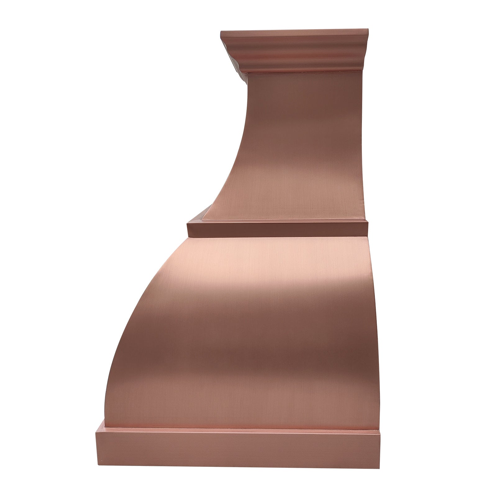 Fobest Custom Copper Range Hood with Natural Copper Finish FCP-203