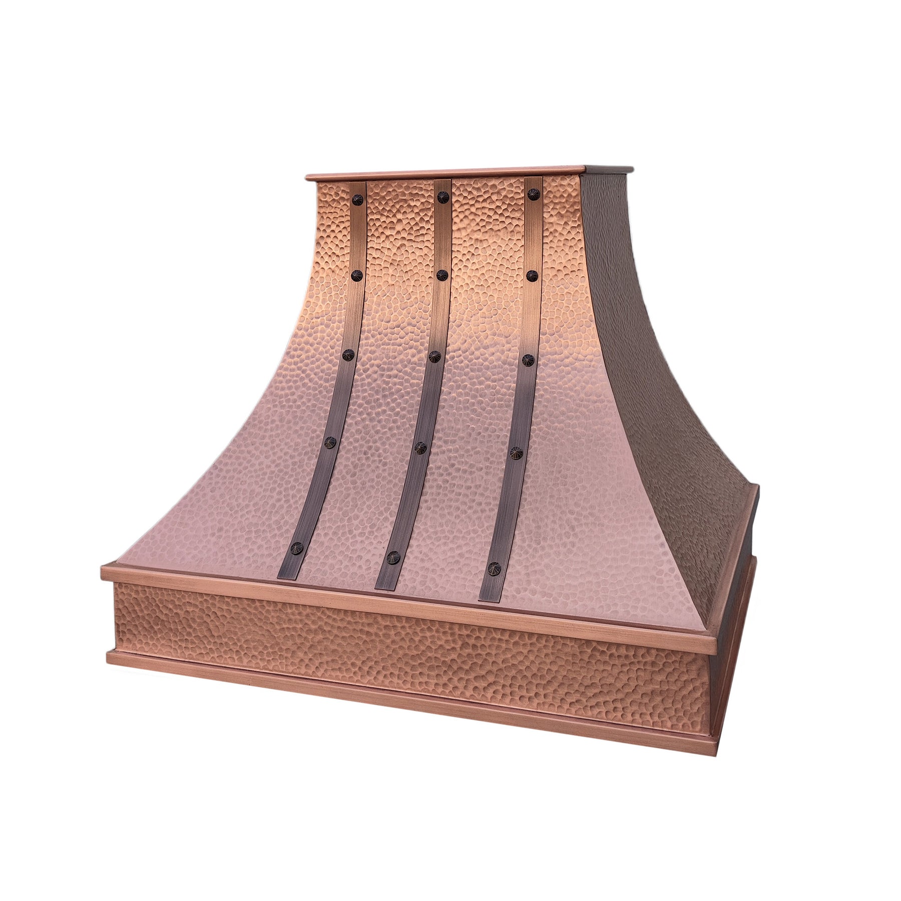 Fobest Natural Copper Range Hood with Hammered Texture FCP-223