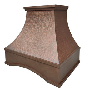 Fobest Vintage Copper Range Hood with Bottom Arched Design FCP-234