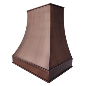 Fobest Custom Copper Range Hood with Smooth Texture FCP-49