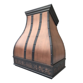 Fobest Copper Range Hood with Sloped Top FCP-209