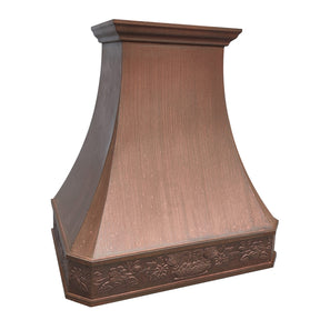 Fobest Vintage Copper Range Hood with Custom Pattern FCP-225