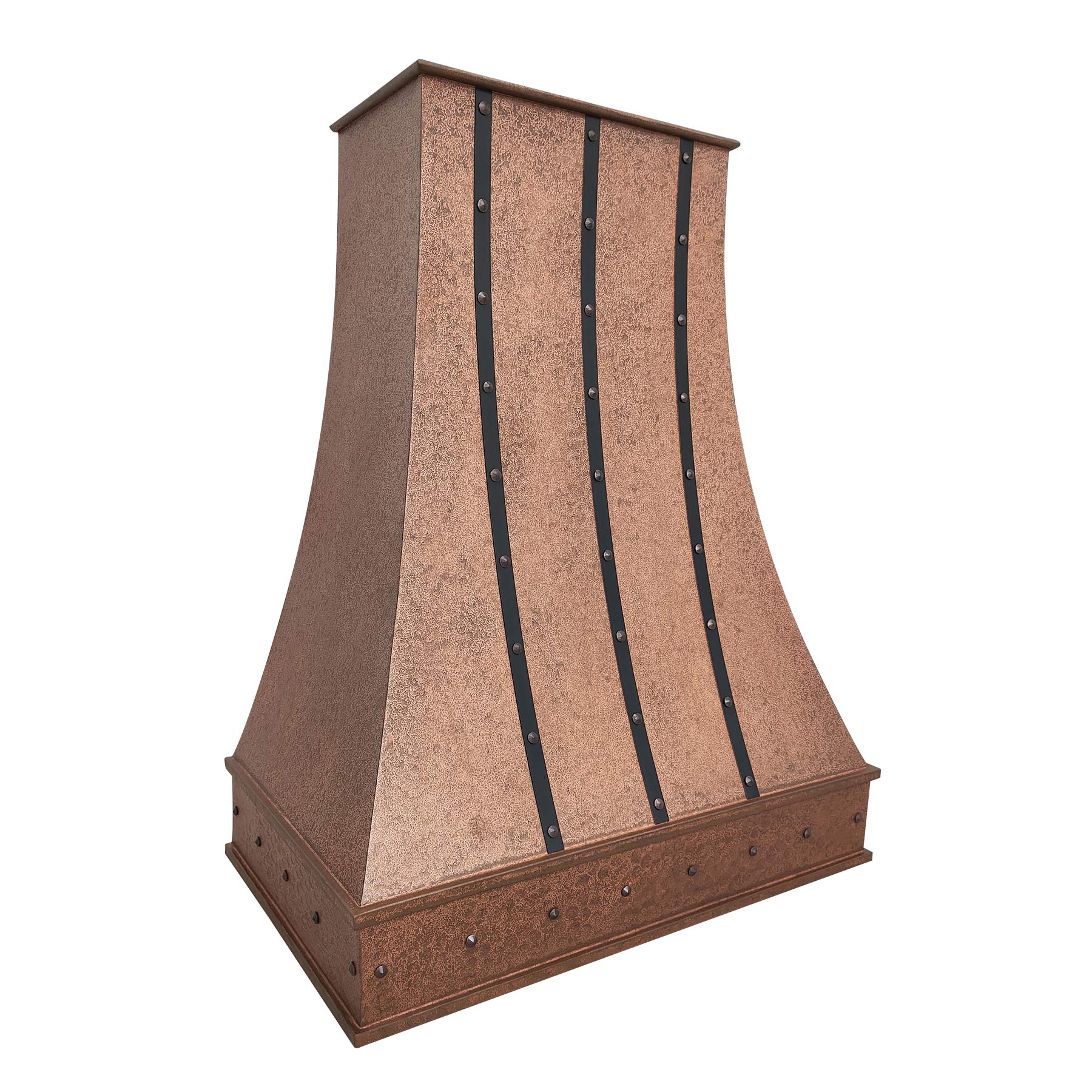 Fobest Vintage Copper Range Hood with Drak Straps FCP-222