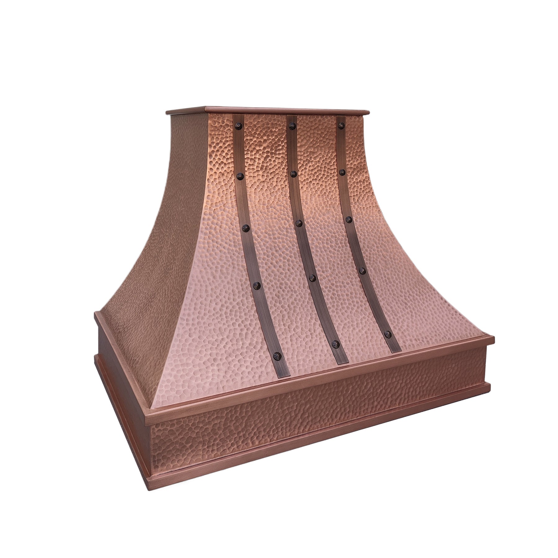 Fobest Natural Copper Range Hood with Hammered Texture FCP-223