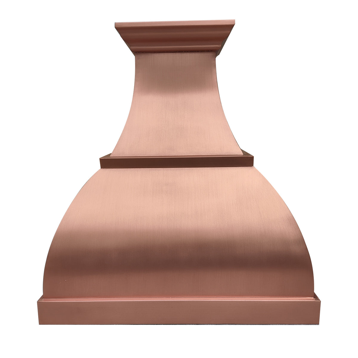 Fobest Custom Copper Range Hood with Natural Copper Finish FCP-203