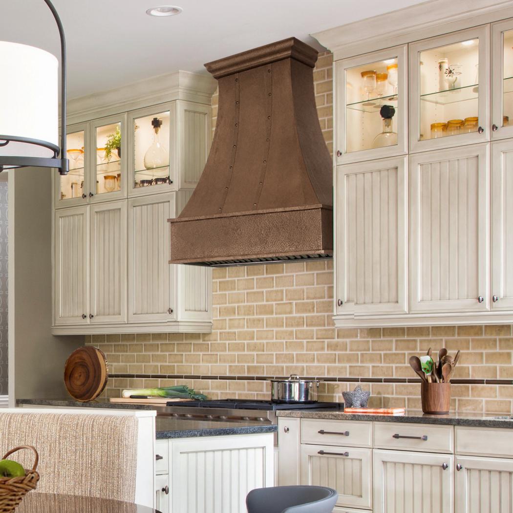 Fobest Copper Range Hood with Vintage Touch FCP-231