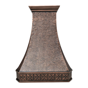 Fobest Custom Hammerd Copper Range Hood with Around Apron Design FCP-142 - Fobest Appliance