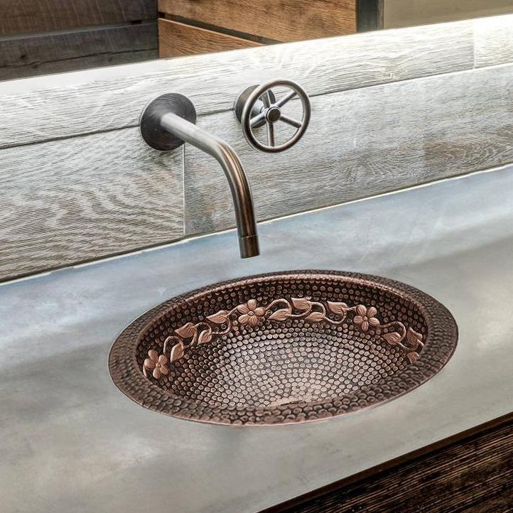 Fobest Bathroom Copper Sink with Round Shape FVS-2