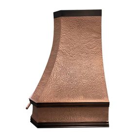 Fobest Copper Range Hood with Beehive Hammered Texture FCP-229