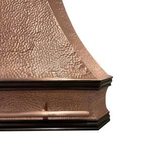 Fobest Copper Range Hood with Beehive Hammered Texture FCP-229