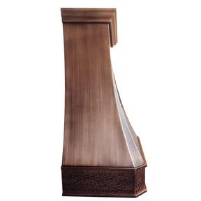 Fobest Copper Range Hood for Sloped Kitchen FCP-230