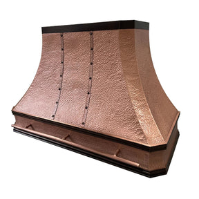 Fobest Copper Range Hood with Beehive Hammered Texture FCP-229