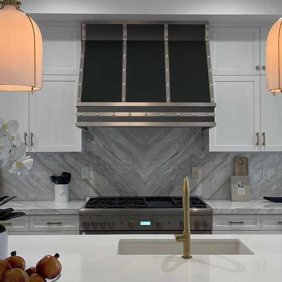 Fobest Custom Black Metal Range Hood FSS-76