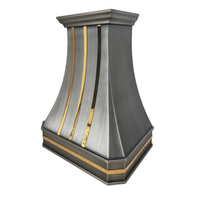 Fobest Stainless Steel Range Hood with Brass Straps FSS-240