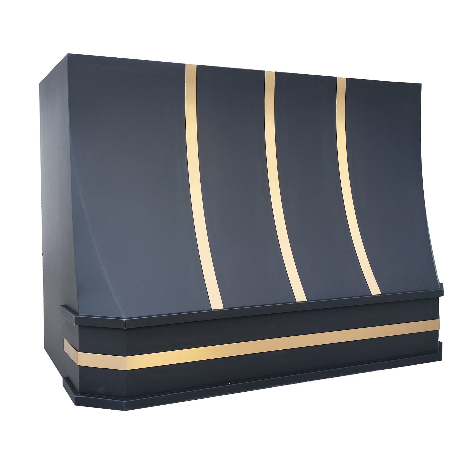 Fobest Custom Kitchen Hood with Brass Trims FSS-253