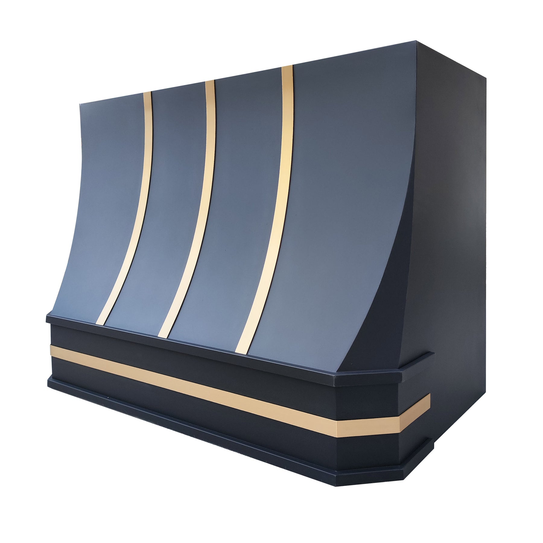 Fobest Custom Kitchen Hood with Brass Trims FSS-253