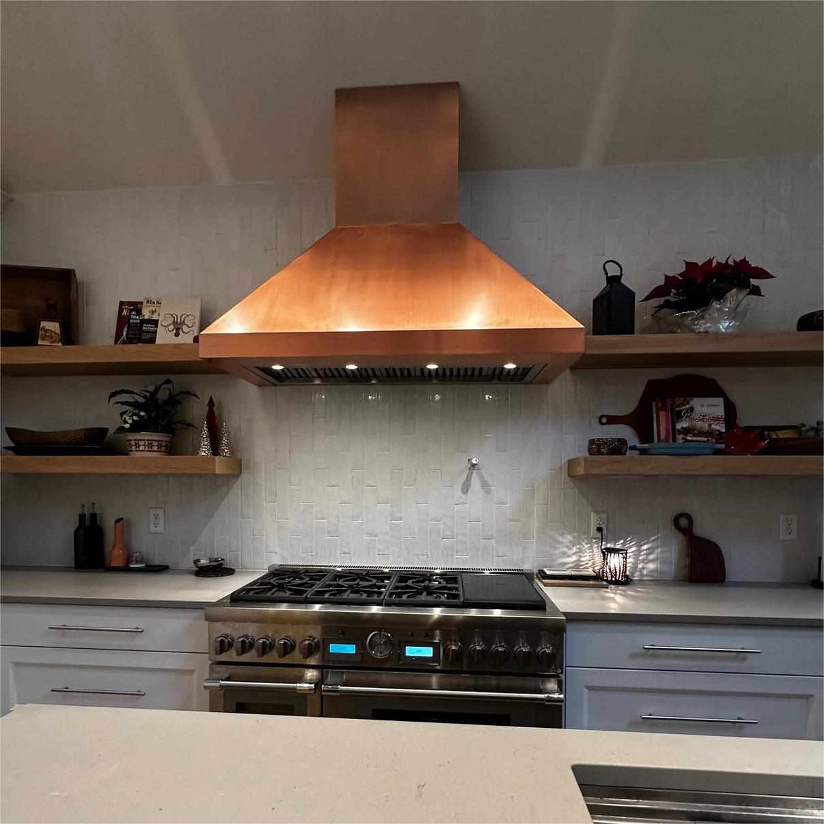 Fobest Handmade Custom Chimney Copper Range Hood FCP-81 - Fobest Appliance