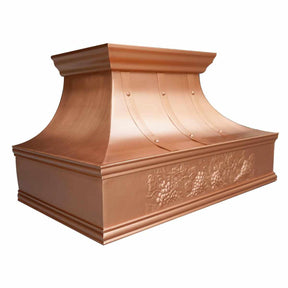 Fobest Handmade Custom Copper Range Hood FCP-125 - Fobest Appliance