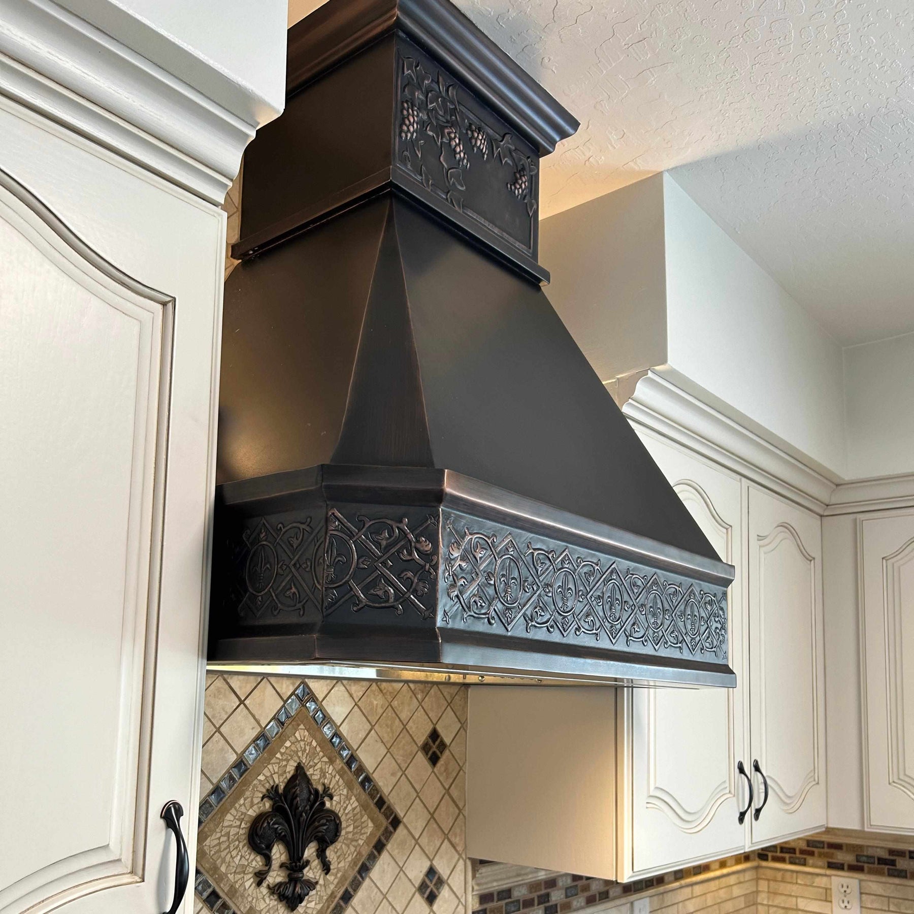 Fobest Copper Kitchen Hood with Vintage Design FCP-164