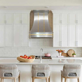 Fobest brushed stainless steel range hood