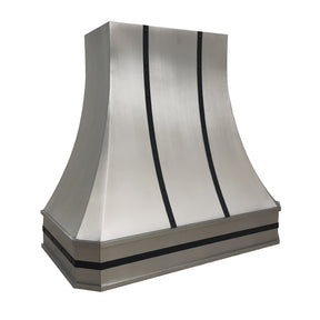 Fobest Stainless Steel Custom Range Hood with Black Trims FSS-254