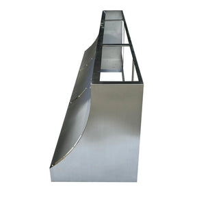 Fobest Instock Stainless Steel Range Hood FSS-130 (109"W x 30"H x 24"D)