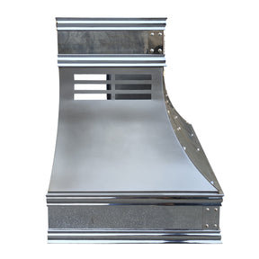 Fobest Custom Stainless Steel Hood with Mirror Trims FSS-331