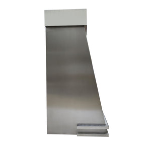 Fobest Custom Stainless Steel Range Hood with Polished Band FSS-195 - Fobest Appliance