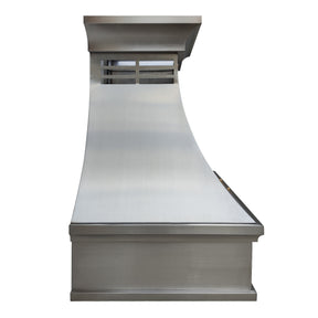 Fobest Stainless Steel Custom Kitchen Hood with Bottom Arched Design FSS-221