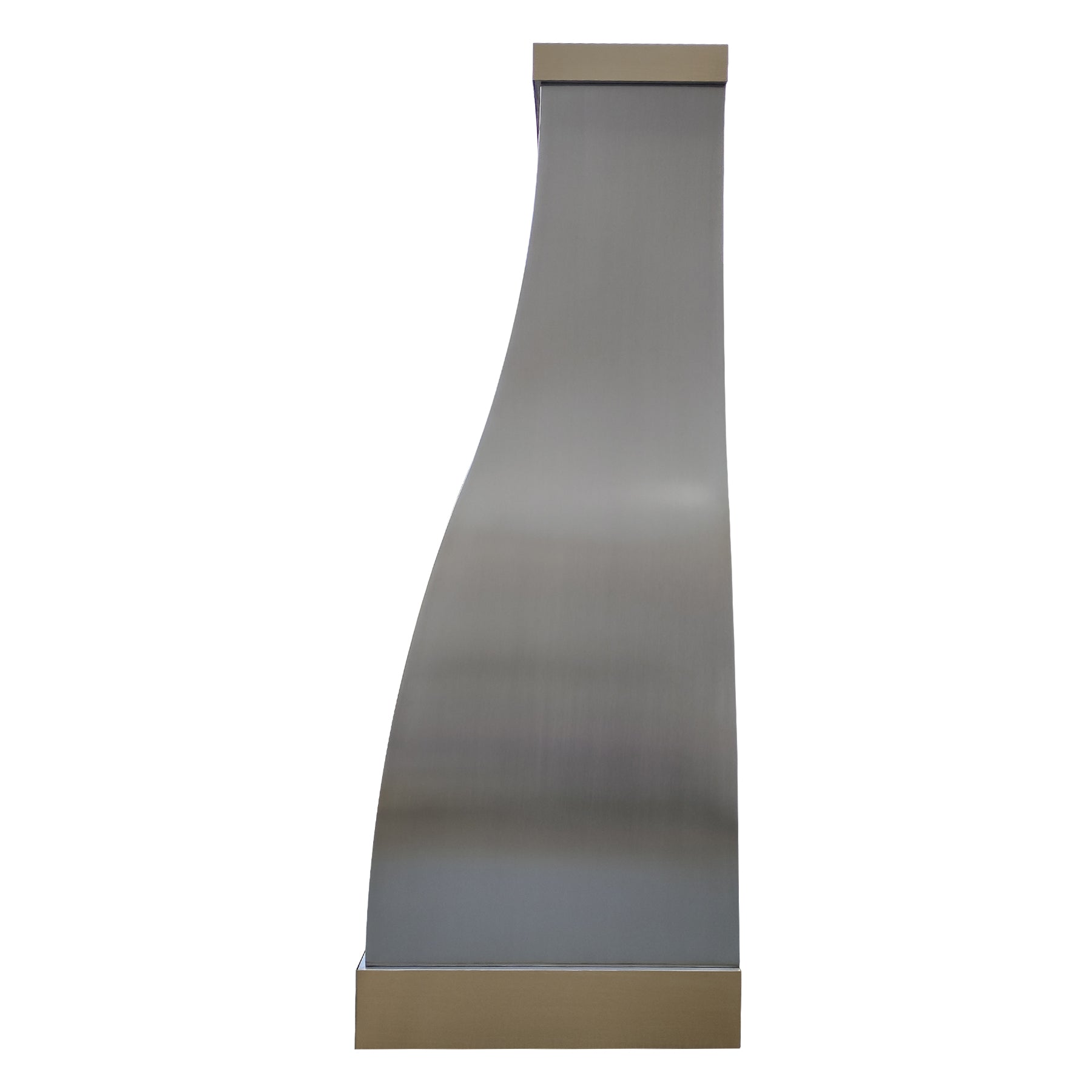 Fobest Custom Range Hood Stainless Steel with Brass Accent FSS-340