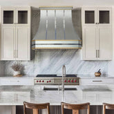 Fobest Stainless Steel Range Hood with Brass Straps FSS-318