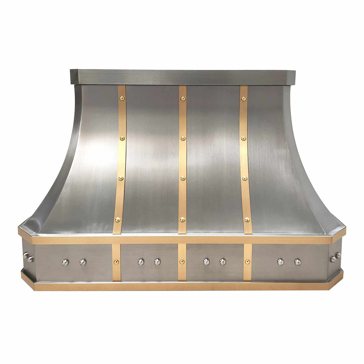 Fobest Custom Stainless Steel Kitchen Range Hood with Big Rivets FSS-198 - Fobest Appliance