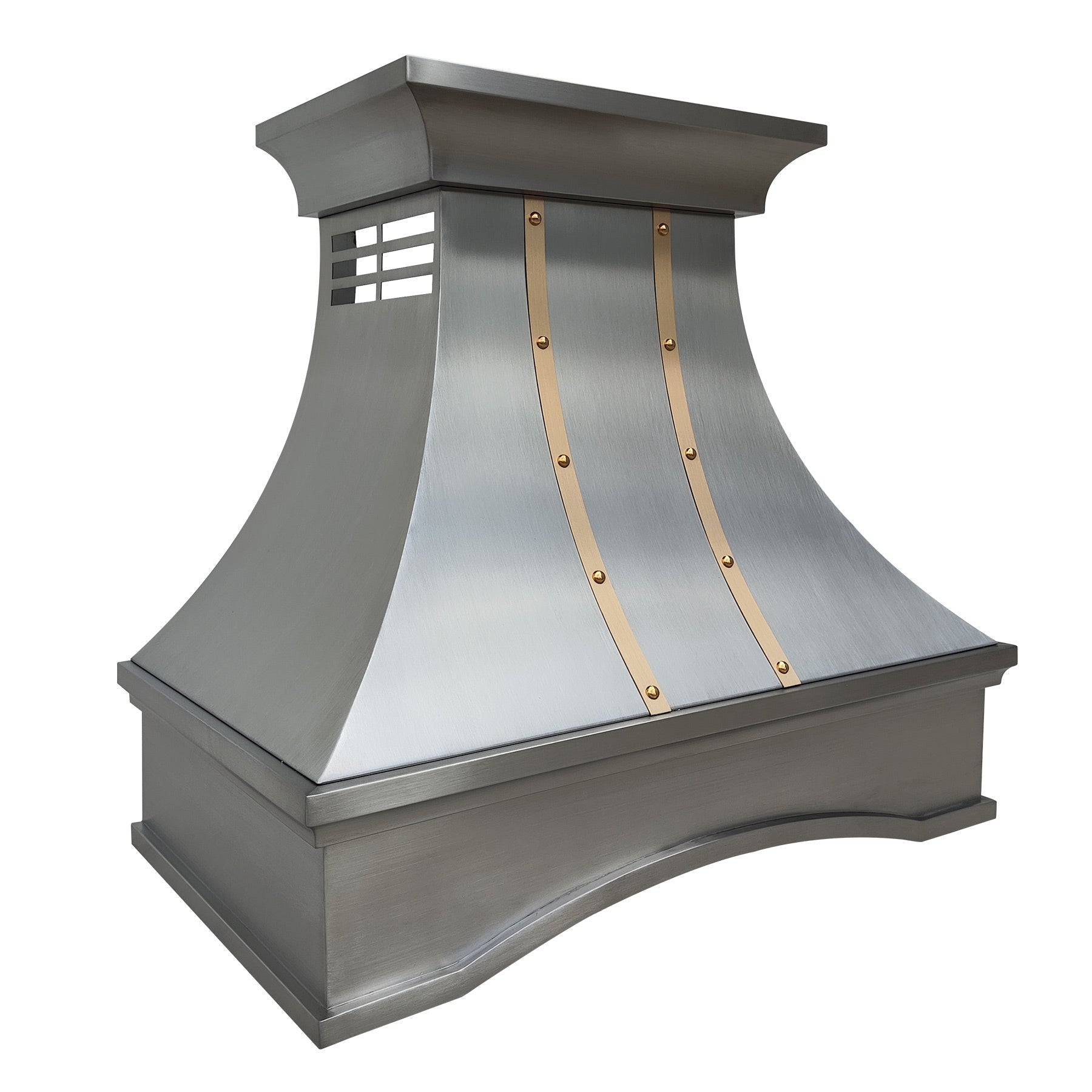 Fobest Stainless Steel Custom Kitchen Hood with Bottom Arched Design FSS-221