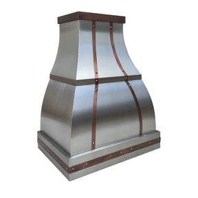 Fobest Stainless Steel Range Hood with Antique Straps FSS-292