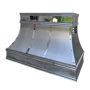 Fobest Custom Stainless Steel Hood with Mirror Trims FSS-331