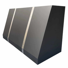 Fobest Black Custom Range Hood with Two Straps FSS-298