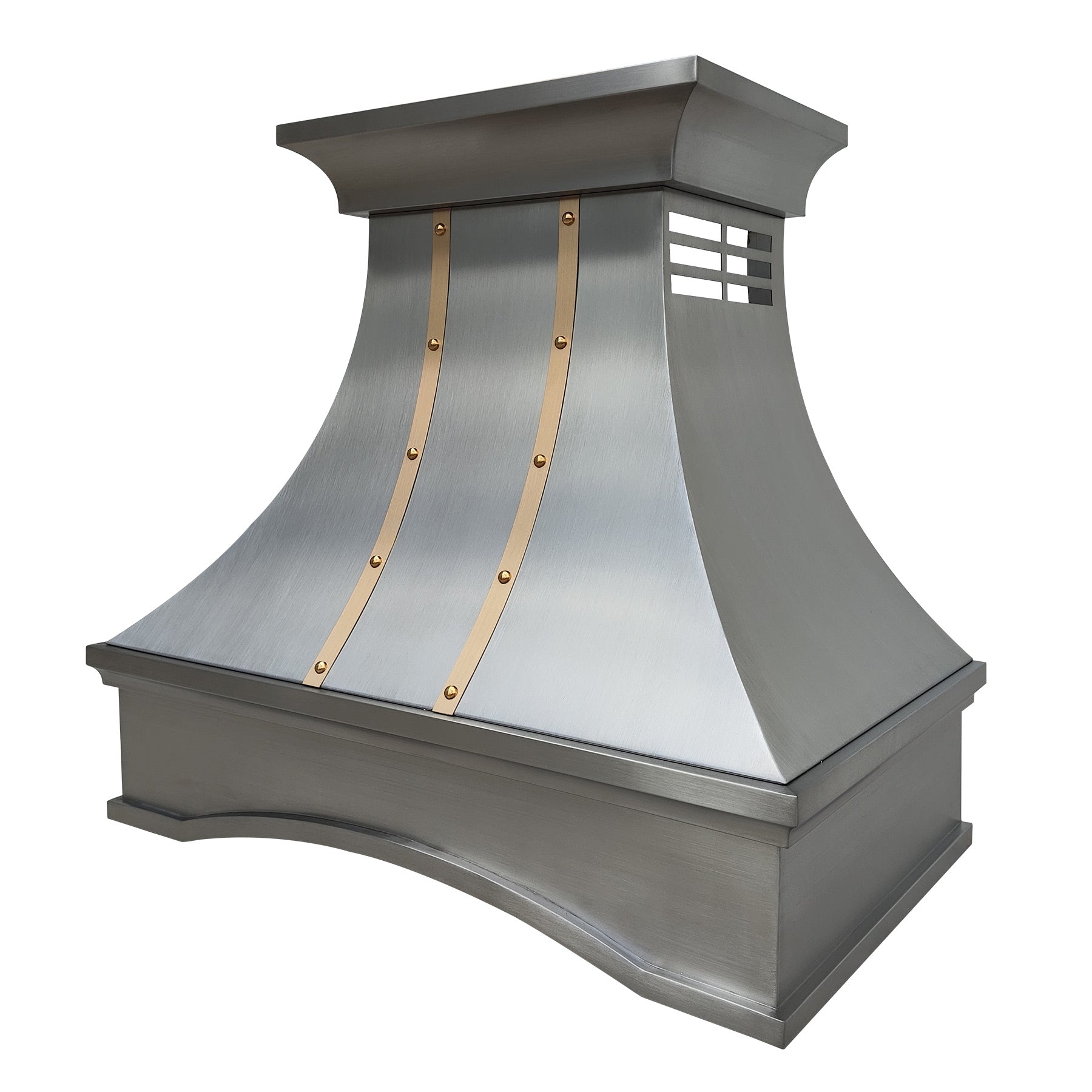 Fobest Stainless Steel Custom Kitchen Hood with Bottom Arched Design FSS-221