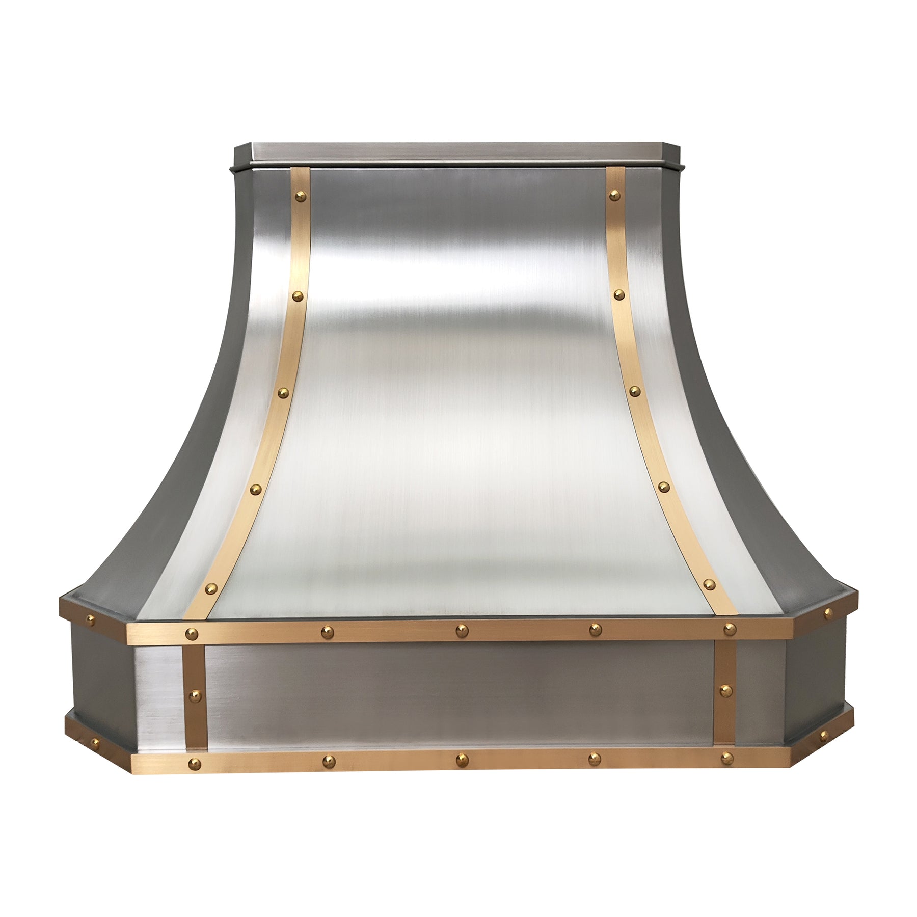 Fobest Industrial Style Stainless Steel Range Hood with Brass Trims FSS-208 - Fobest Appliance