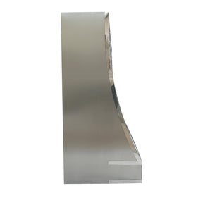 Fobest Custom Sloped Stainless Steel Range Hood with Mirror Straps FSS-174 - Fobest Appliance